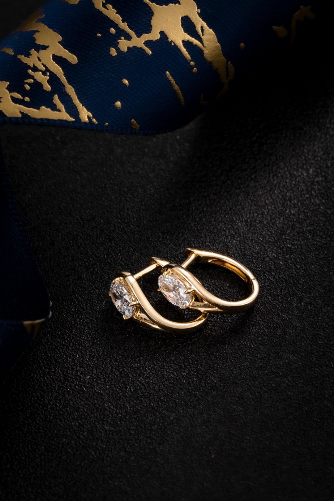 14K Lab Grown Diamond Earrings