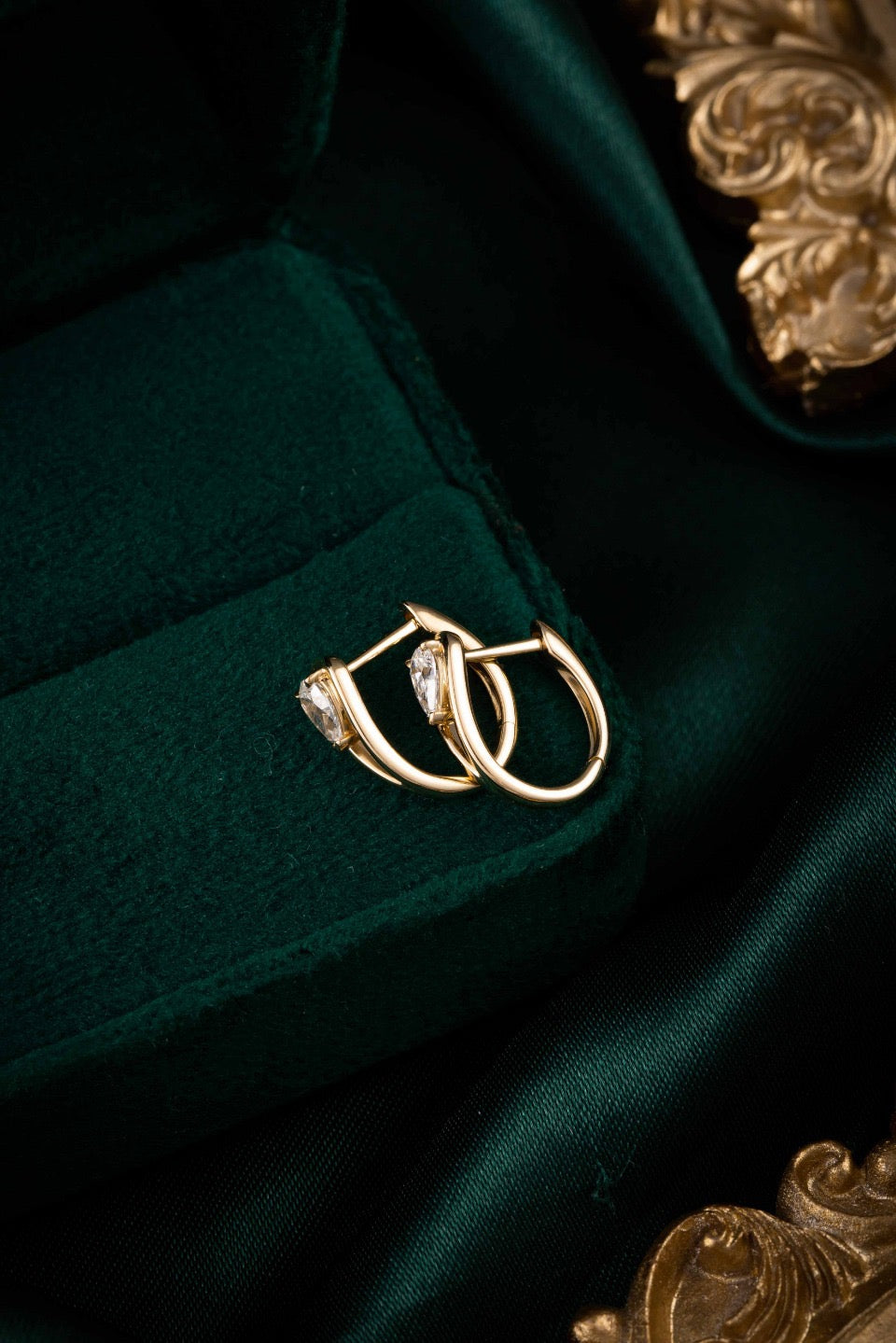 14K Lab Grown Diamond Earrings