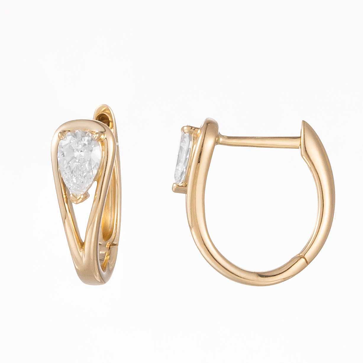 14K Lab Grown Diamond Earrings