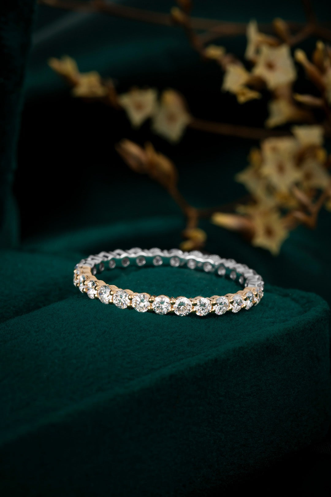 18K Lab Grown Diamond Ring