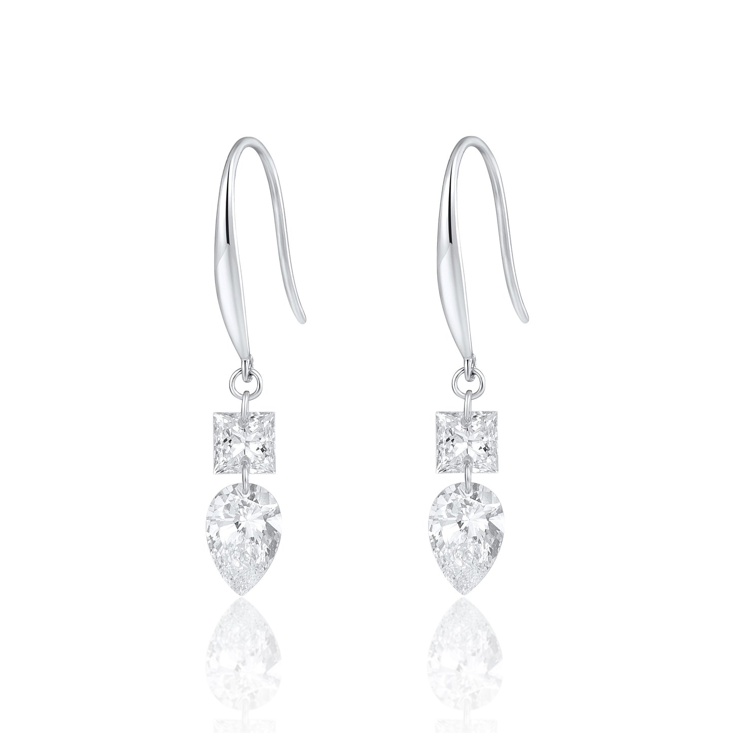 18K Lab Grown Diamond Earrings
