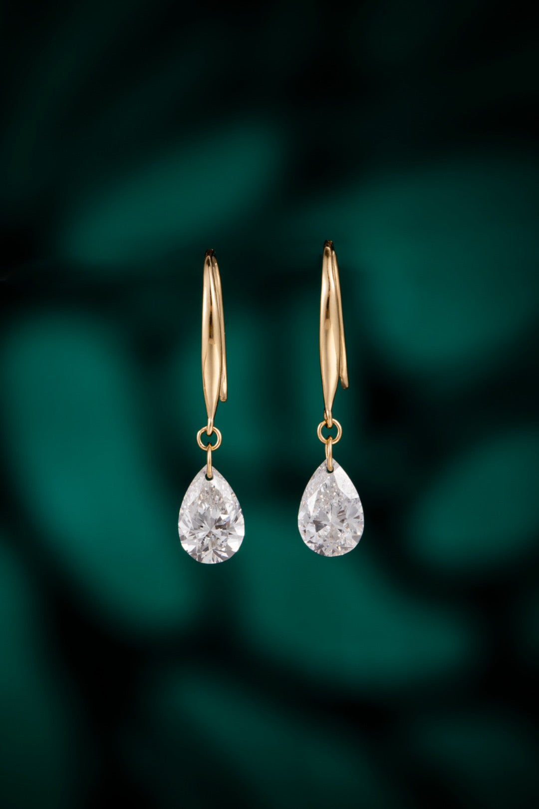 18K Lab Grown Diamond Earrings