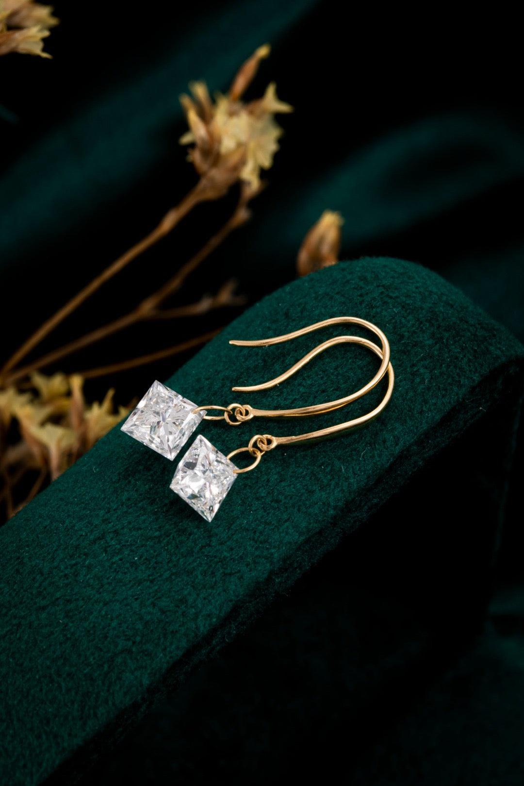 18K Lab Grown Diamond Earrings