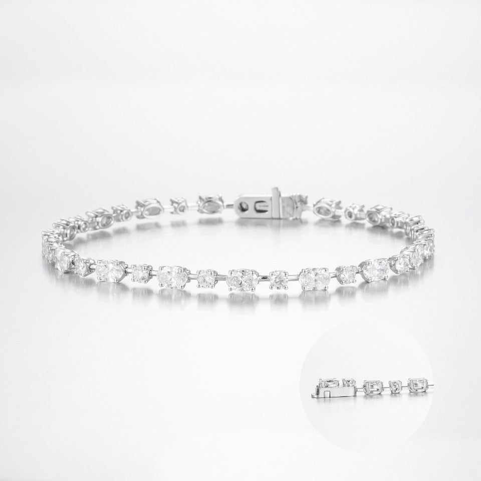 14k Lab Grown Diamond Bracelet