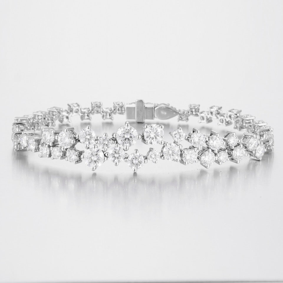 18k Lab Grown Diamond Bracelet