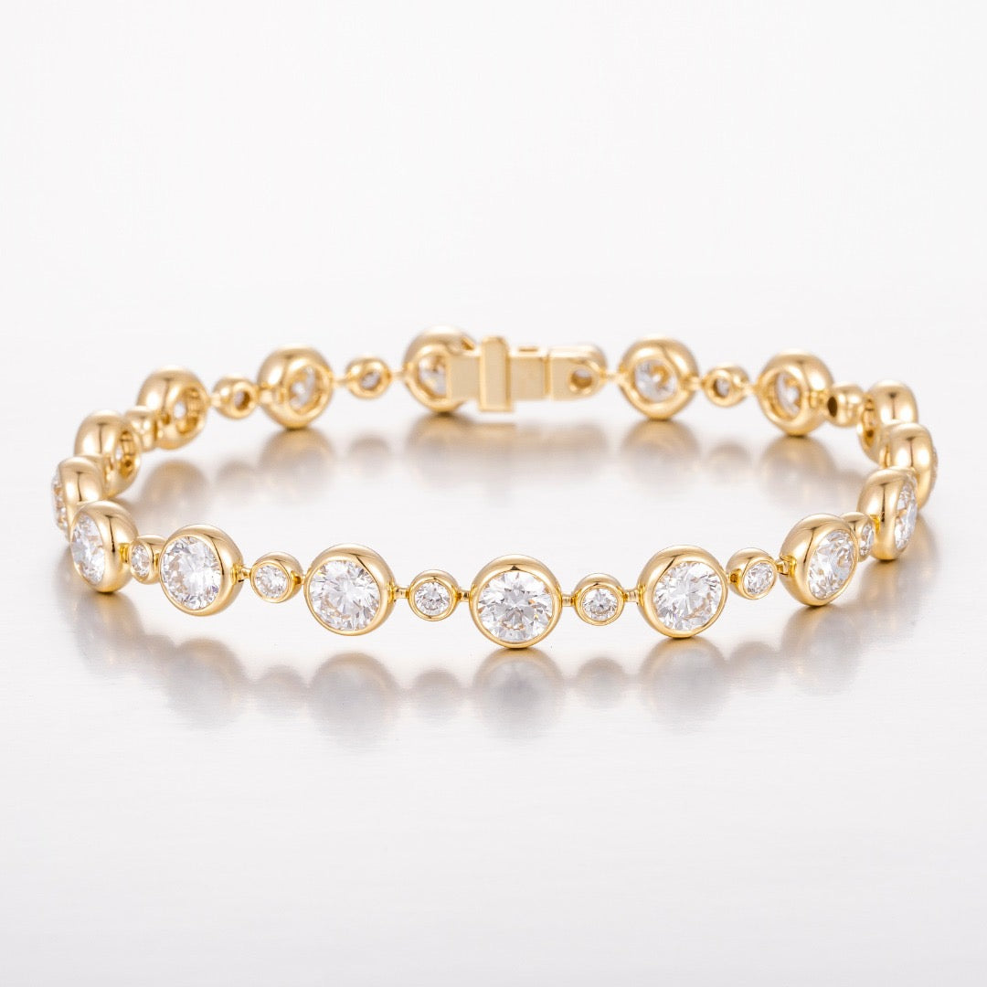 14k Lab Grown Diamond Bracelet