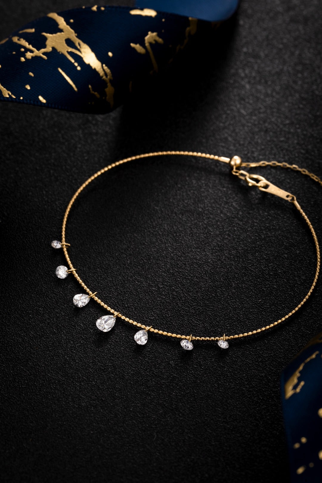 18K Lab Grown Diamond Bracelet