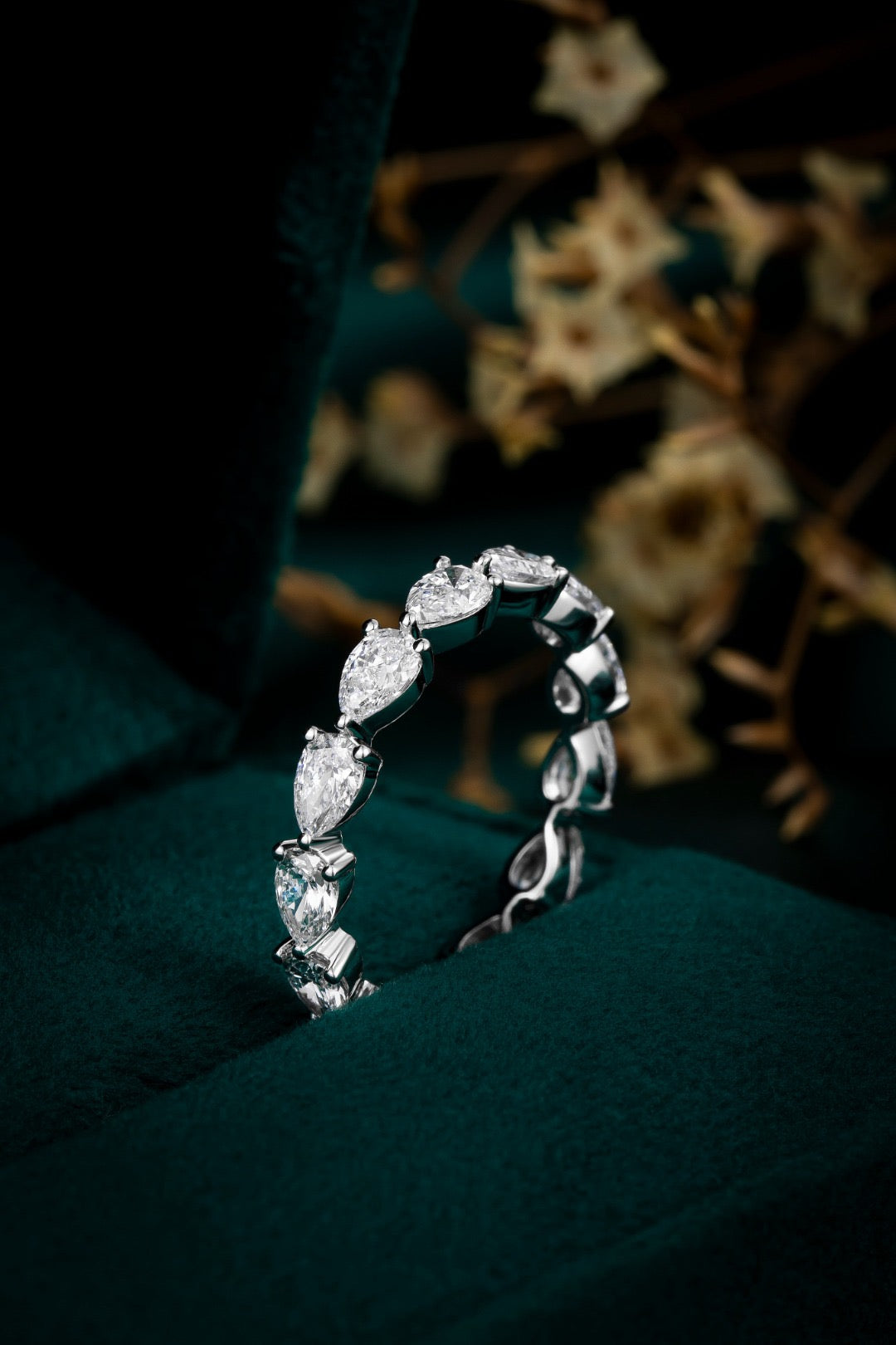 Pt900 Lab Grown Diamond Ring