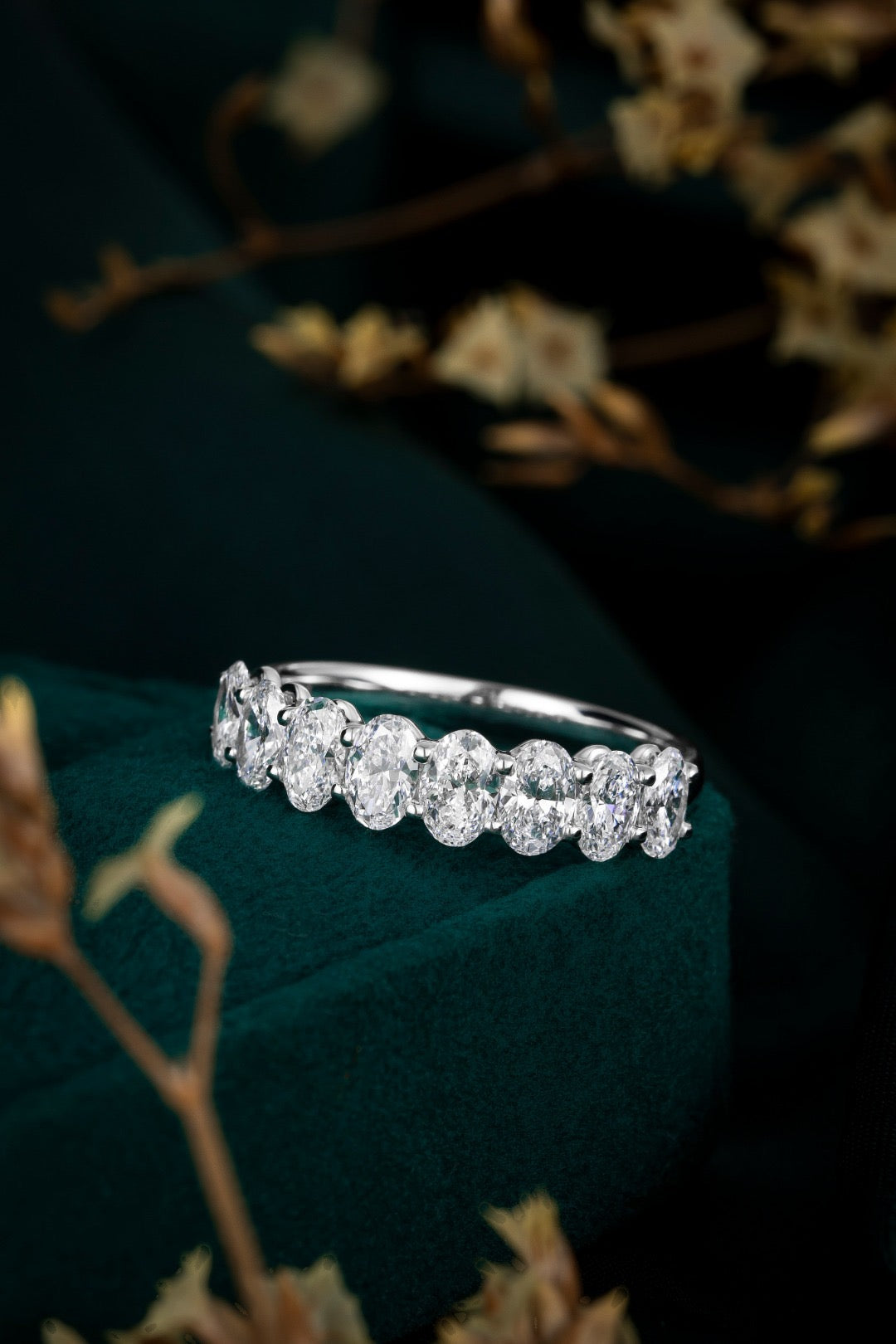 Pt900 Lab Grown Diamond Ring