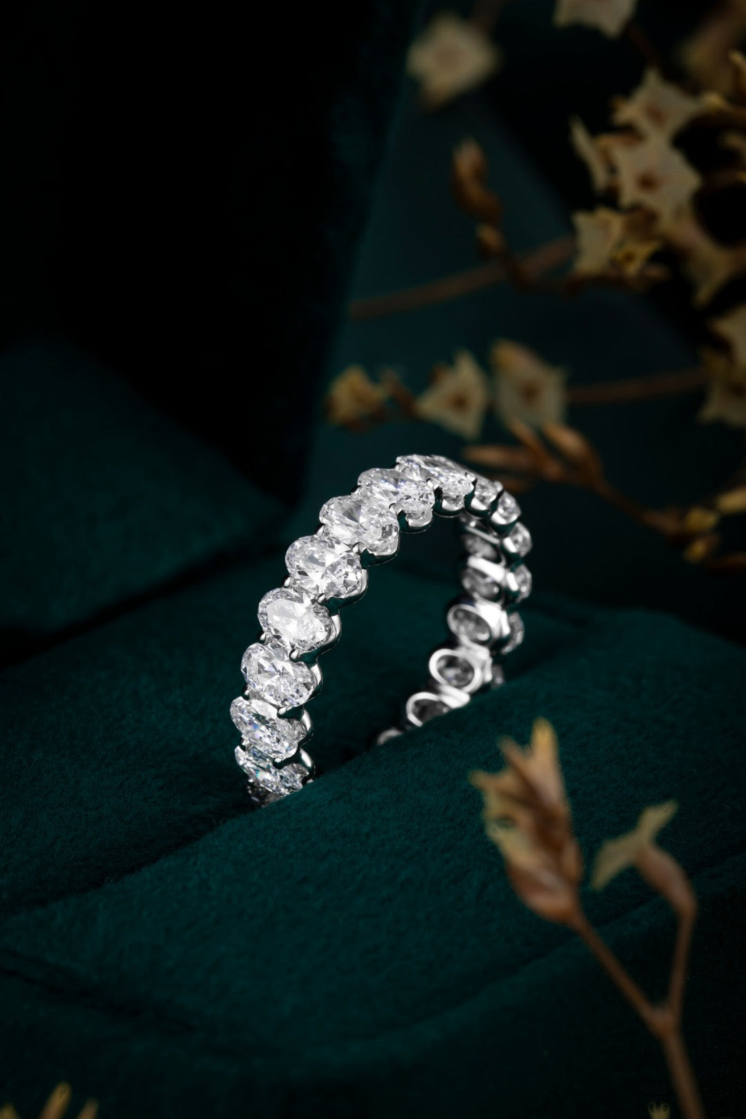 Pt900 Lab Grown Diamond Ring