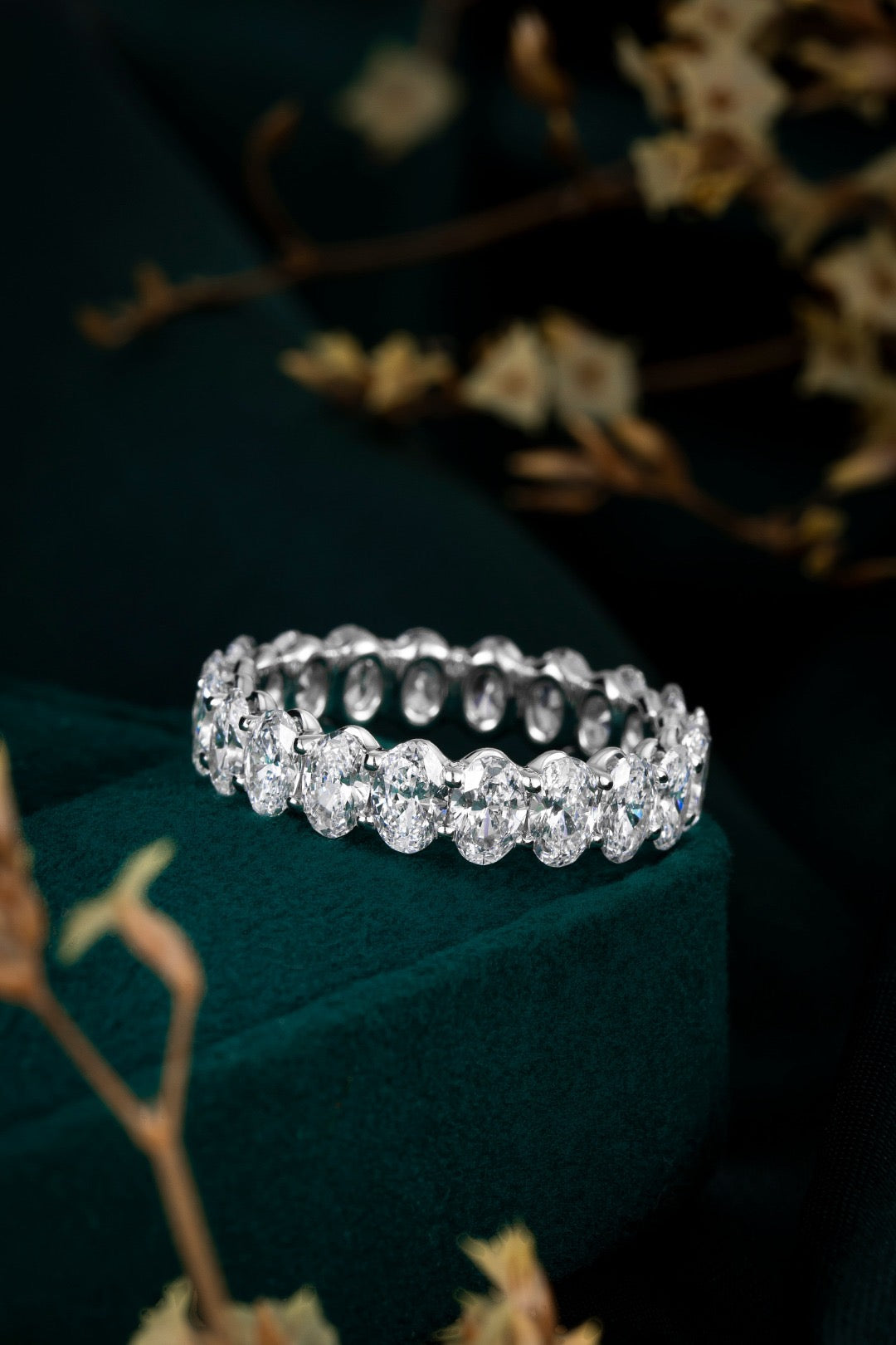 Pt900 Lab Grown Diamond Ring