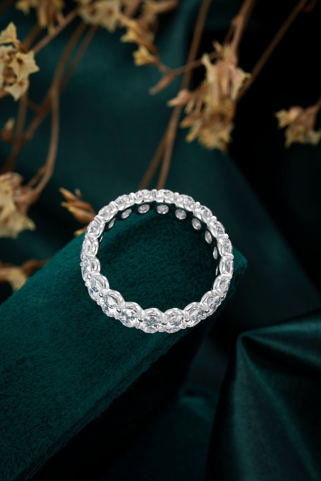Pt900 Lab Grown Diamond Ring