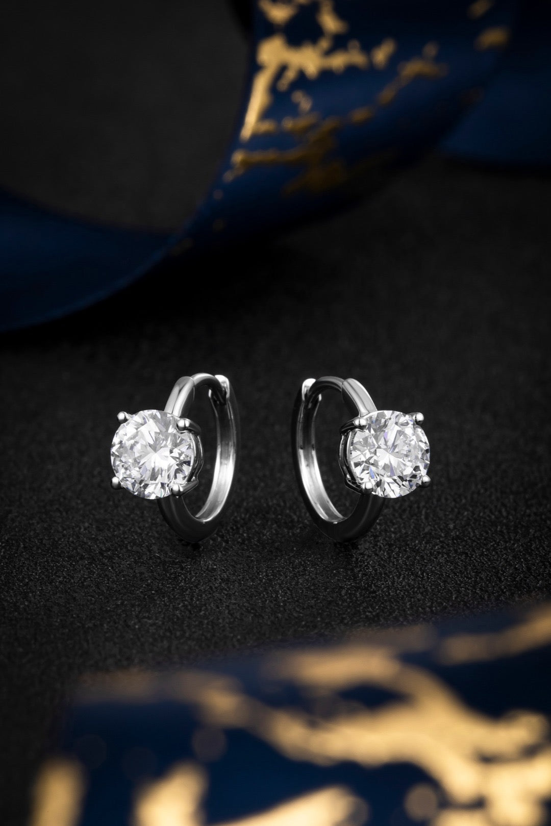 Pt900 Lab Grown Diamond Earrings