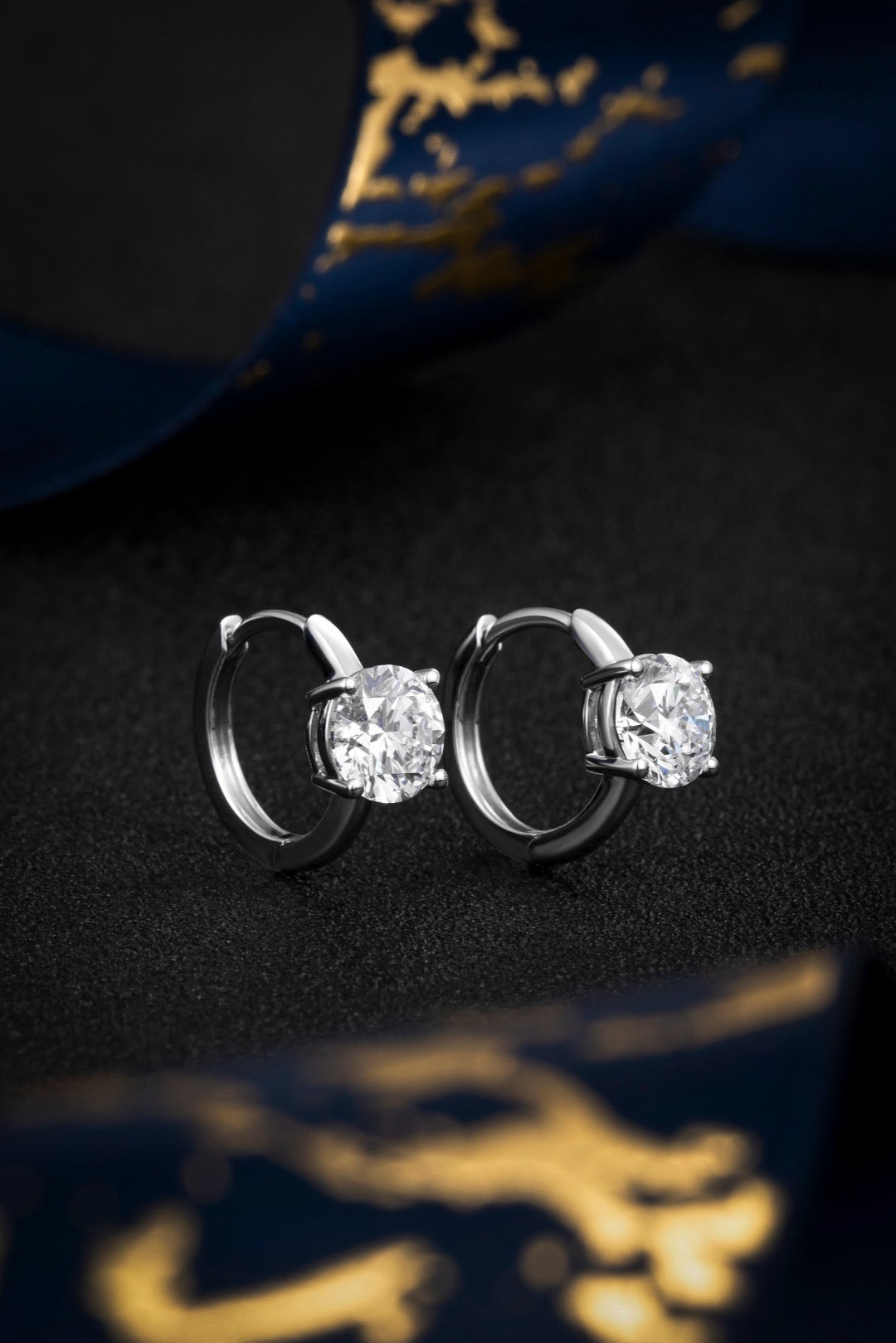 Pt900 Lab Grown Diamond Earrings