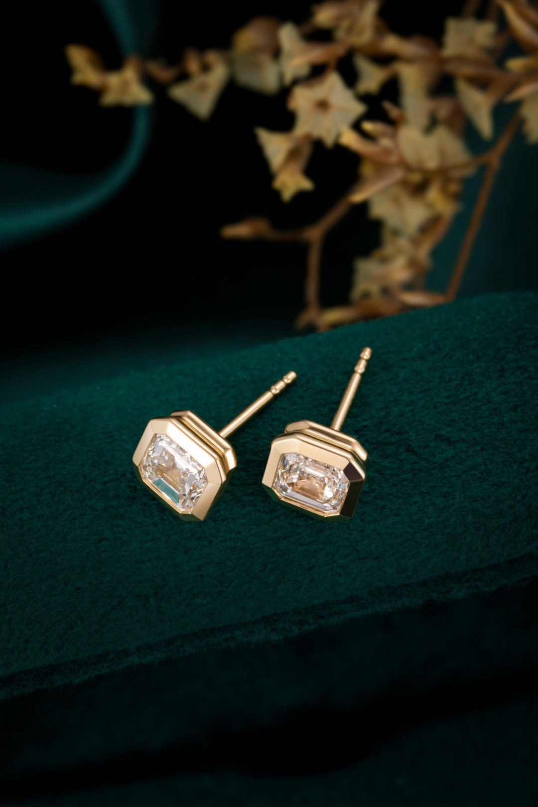 14K Lab Grown Diamond Earrings