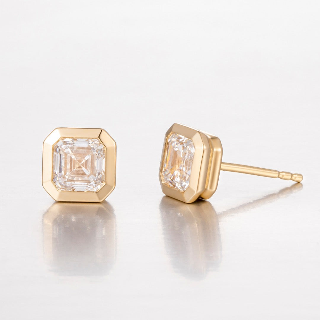 14K Lab Grown Diamond Earrings