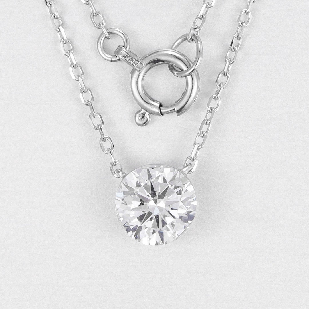 Pt950 Lab Grown Diamond Necklaces