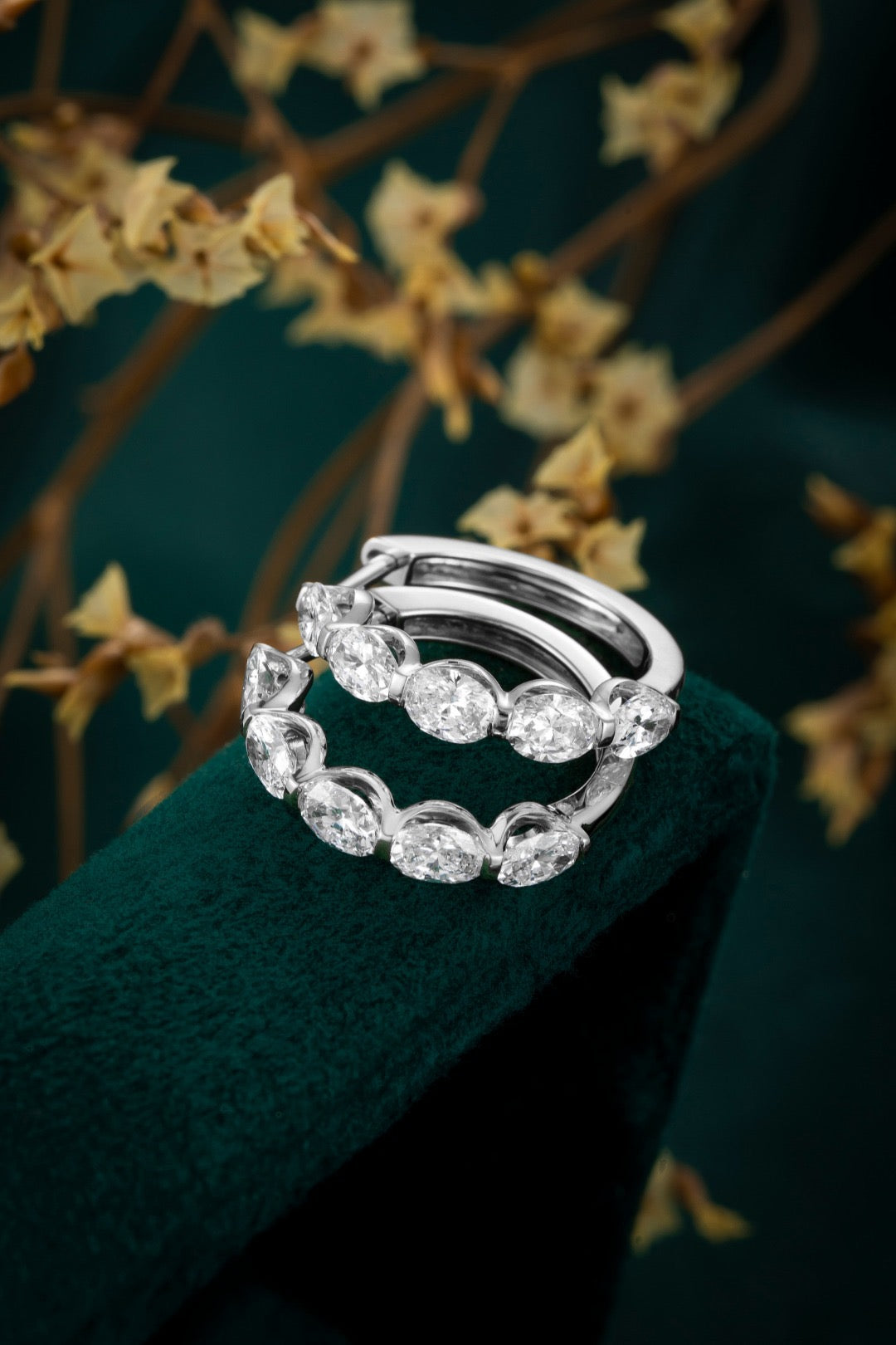 Pt900 Lab Grown Diamond Earrings