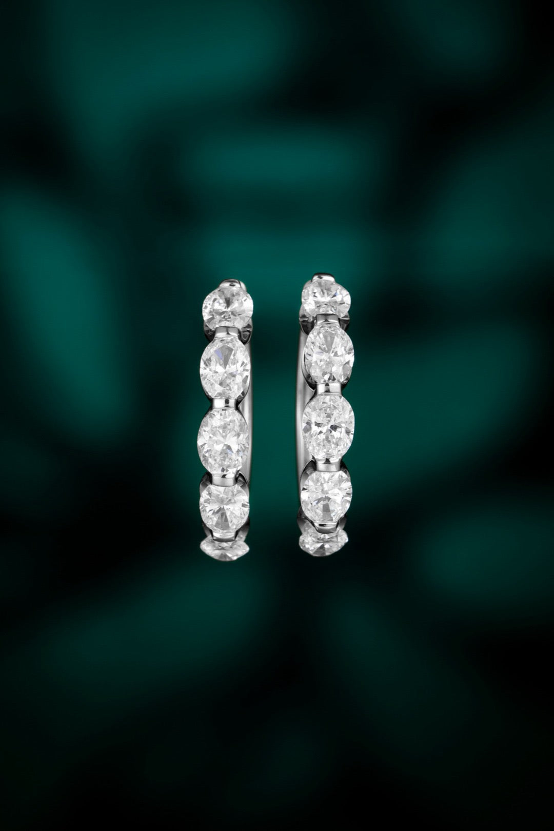 Pt900 Lab Grown Diamond Earrings