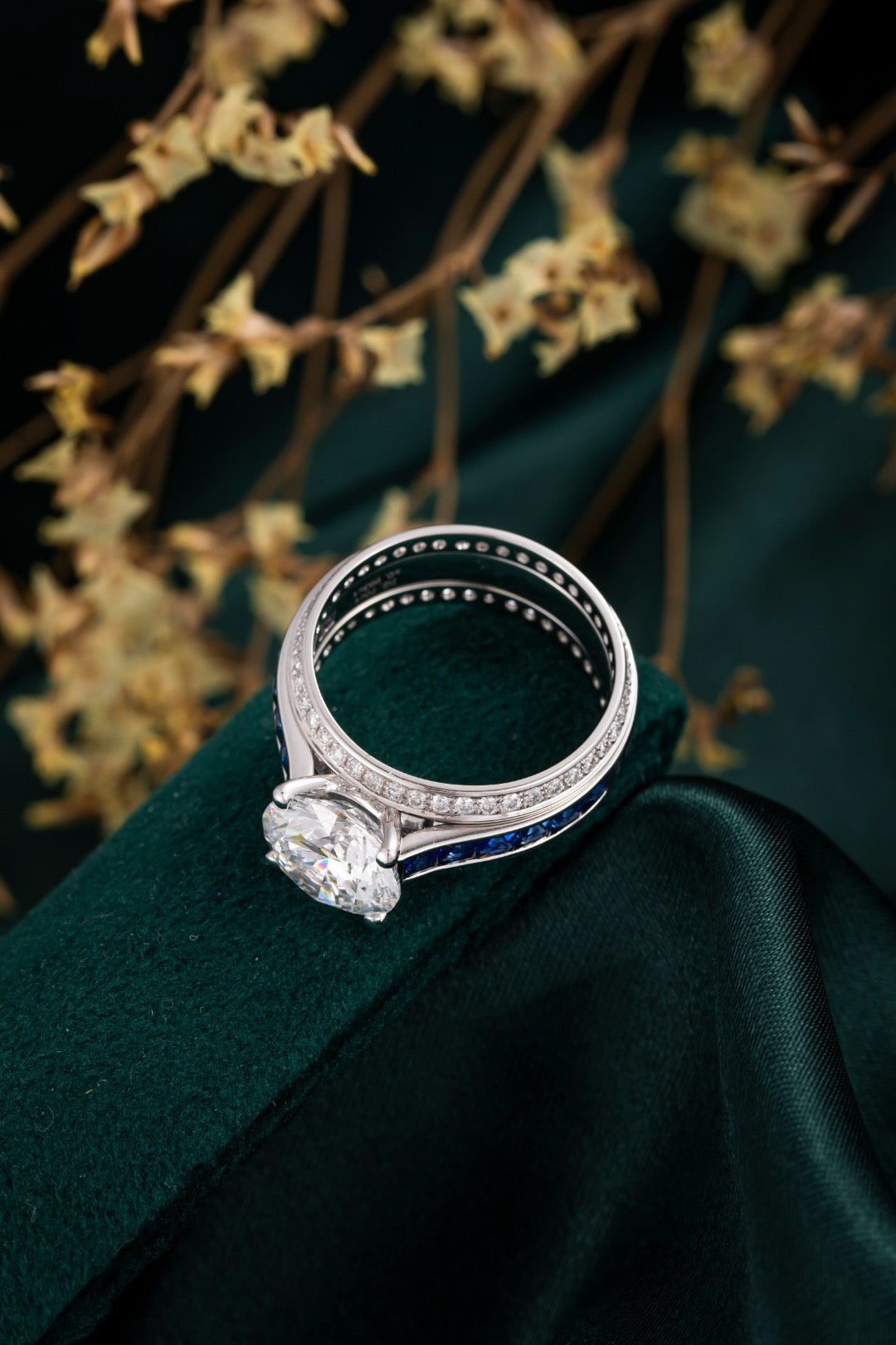 Pt900 Lab Grown Diamond Ring