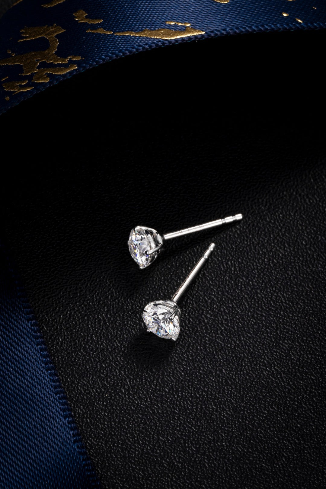 Pt950 Lab Grown Diamond Earrings