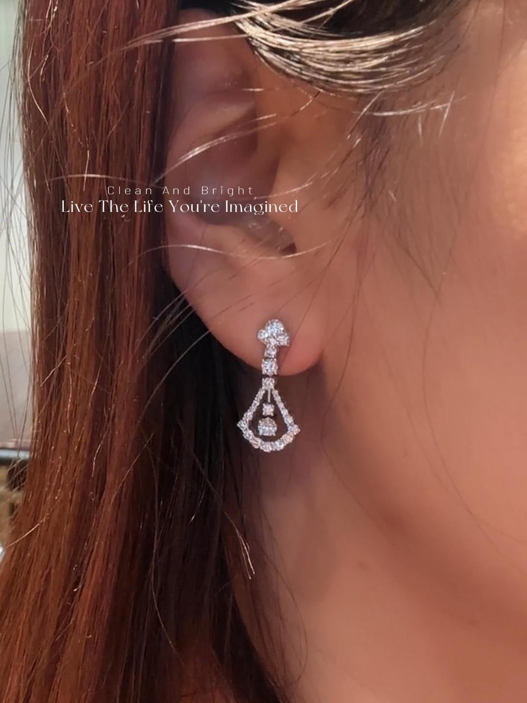 14K Lab Grown Diamond Earrings