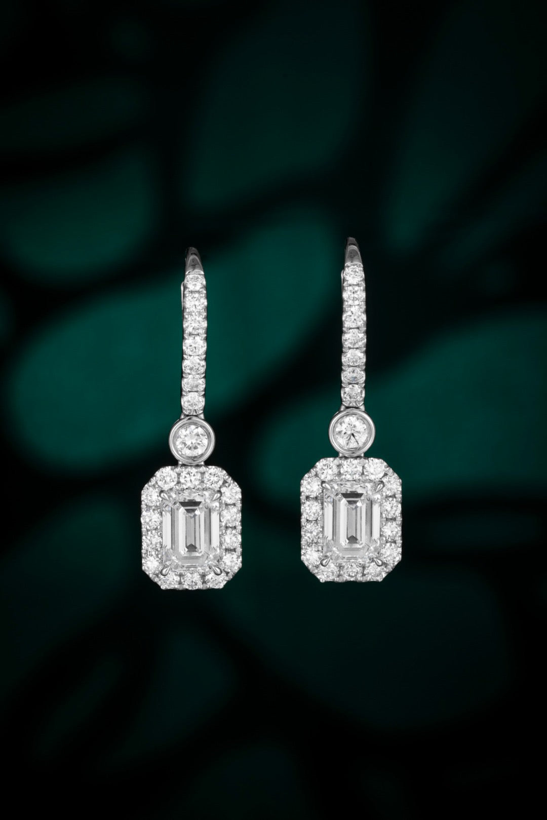 Pt900 Lab Grown Diamond Earrings