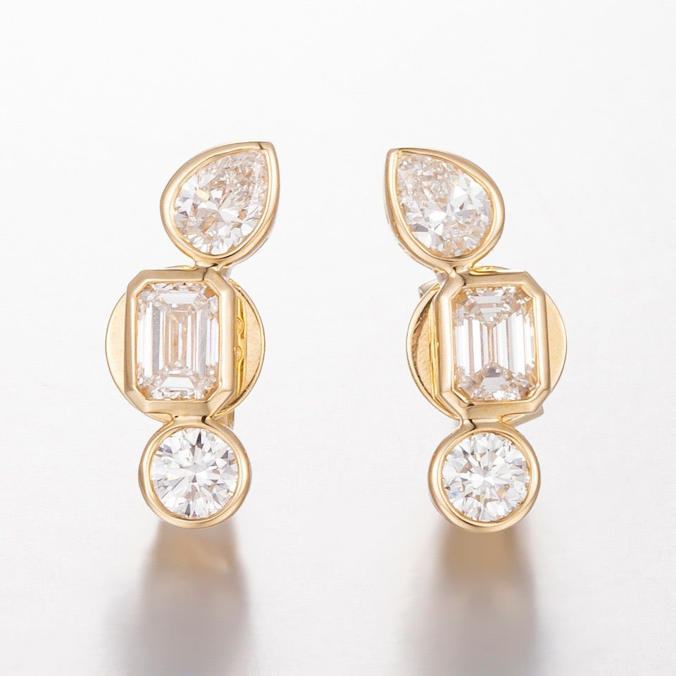 14K Lab Grown Diamond Earrings