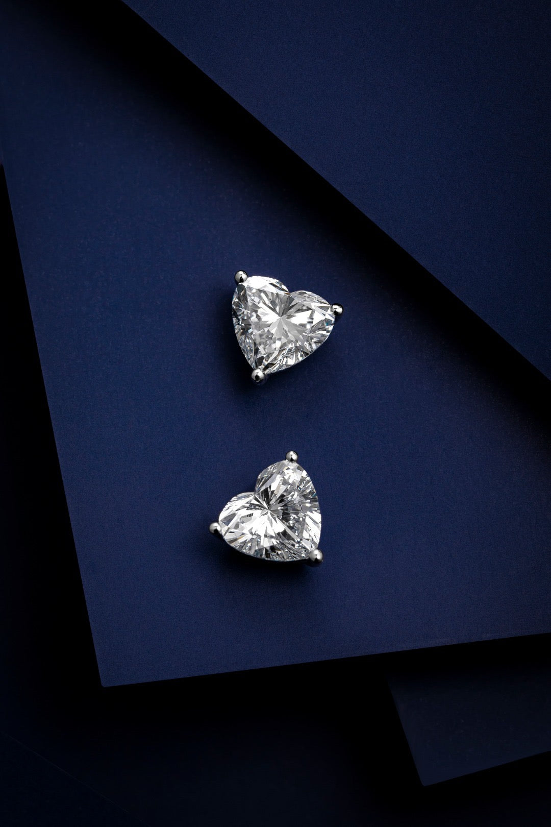 Pt950 Lab Grown Diamond Earrings