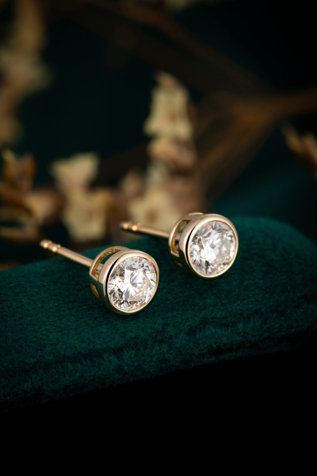 14K Lab Grown Diamond Earrings