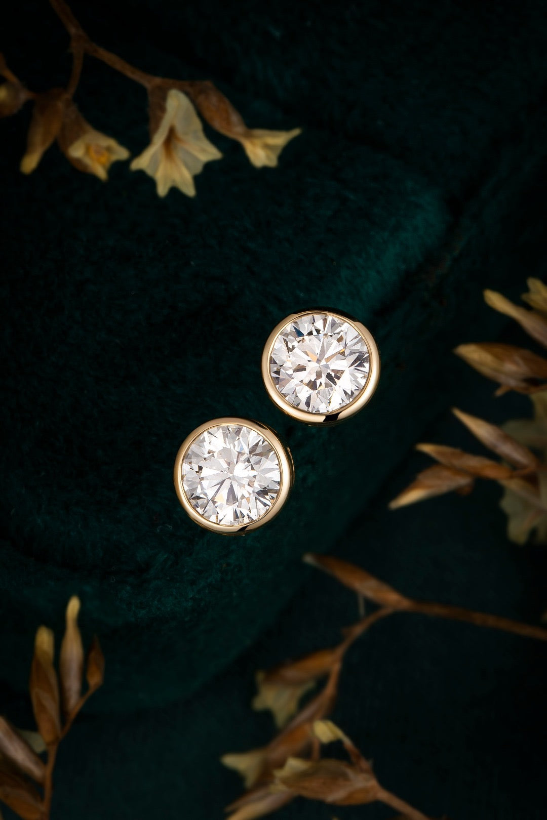 14K Lab Grown Diamond Earrings