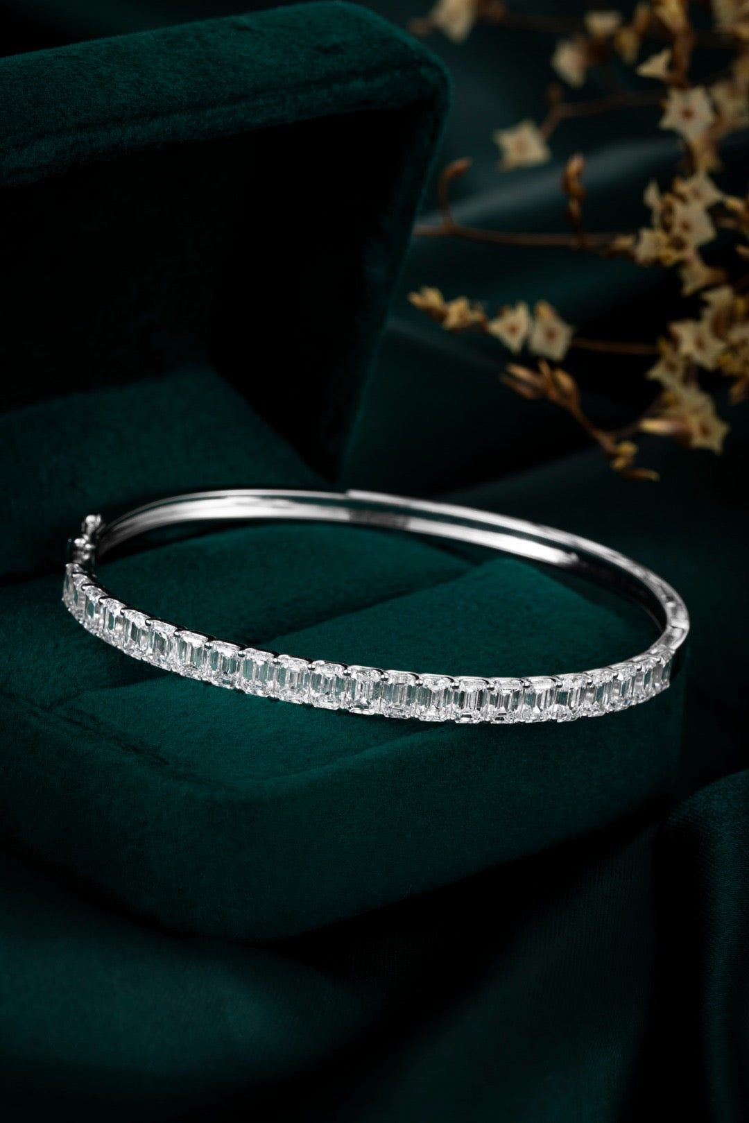 Pt900 Lab Grown Diamond Bracelet 44*54cm