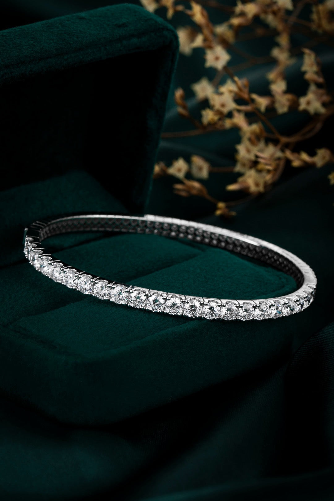 Pt900 Lab Grown Diamond Bracelet 44*54cm