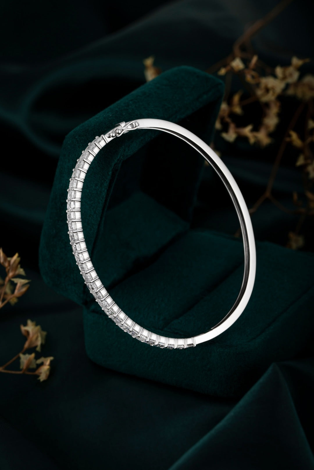 Pt900 Lab Grown Diamond Bracelet 44*54cm