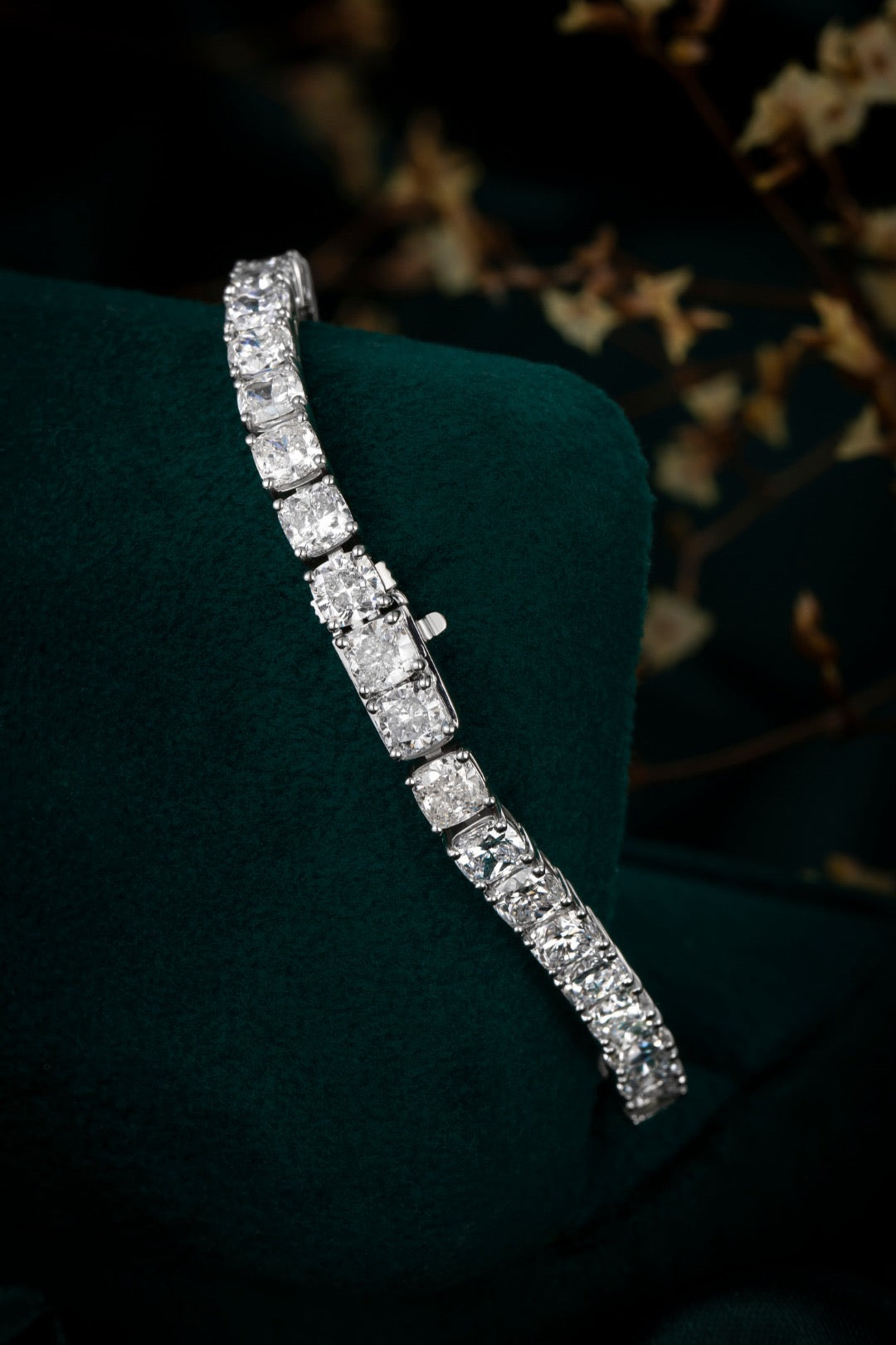 Pt900 Lab Grown Diamond Bracelet