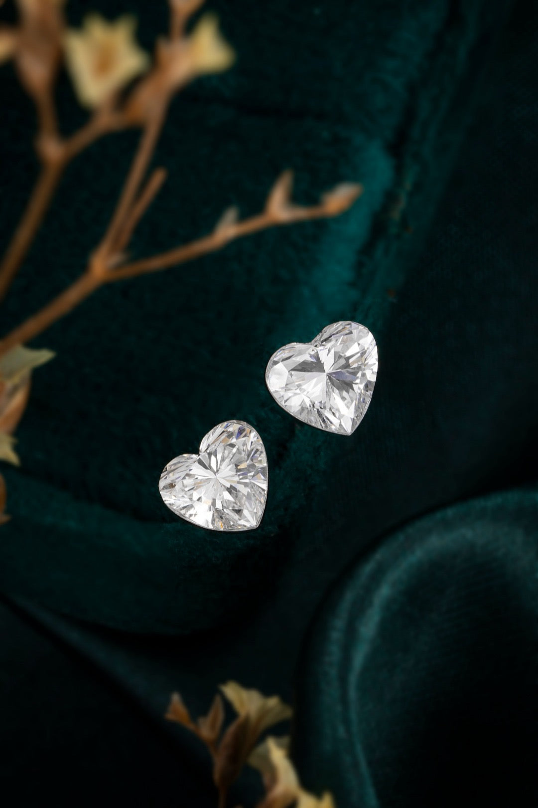 Pt950 Lab Grown Diamond Earrings 0.70CT