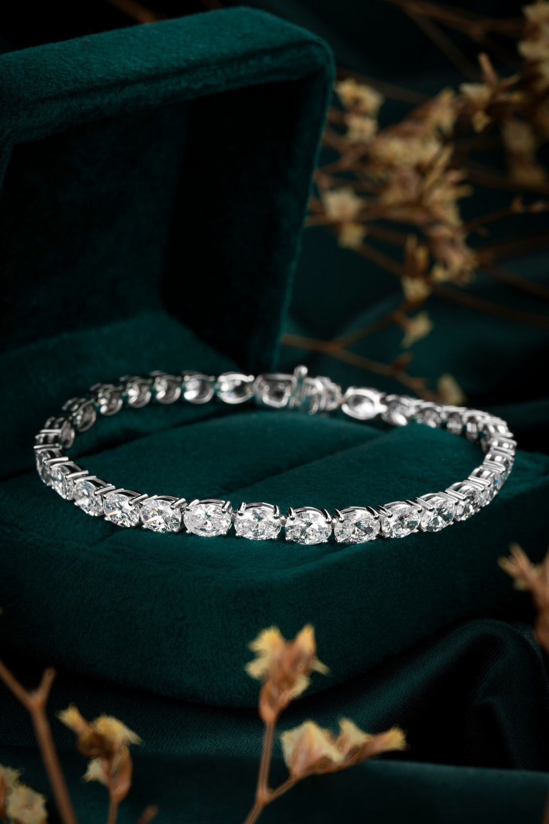 Pt900 Lab Grown Diamond Bracelet