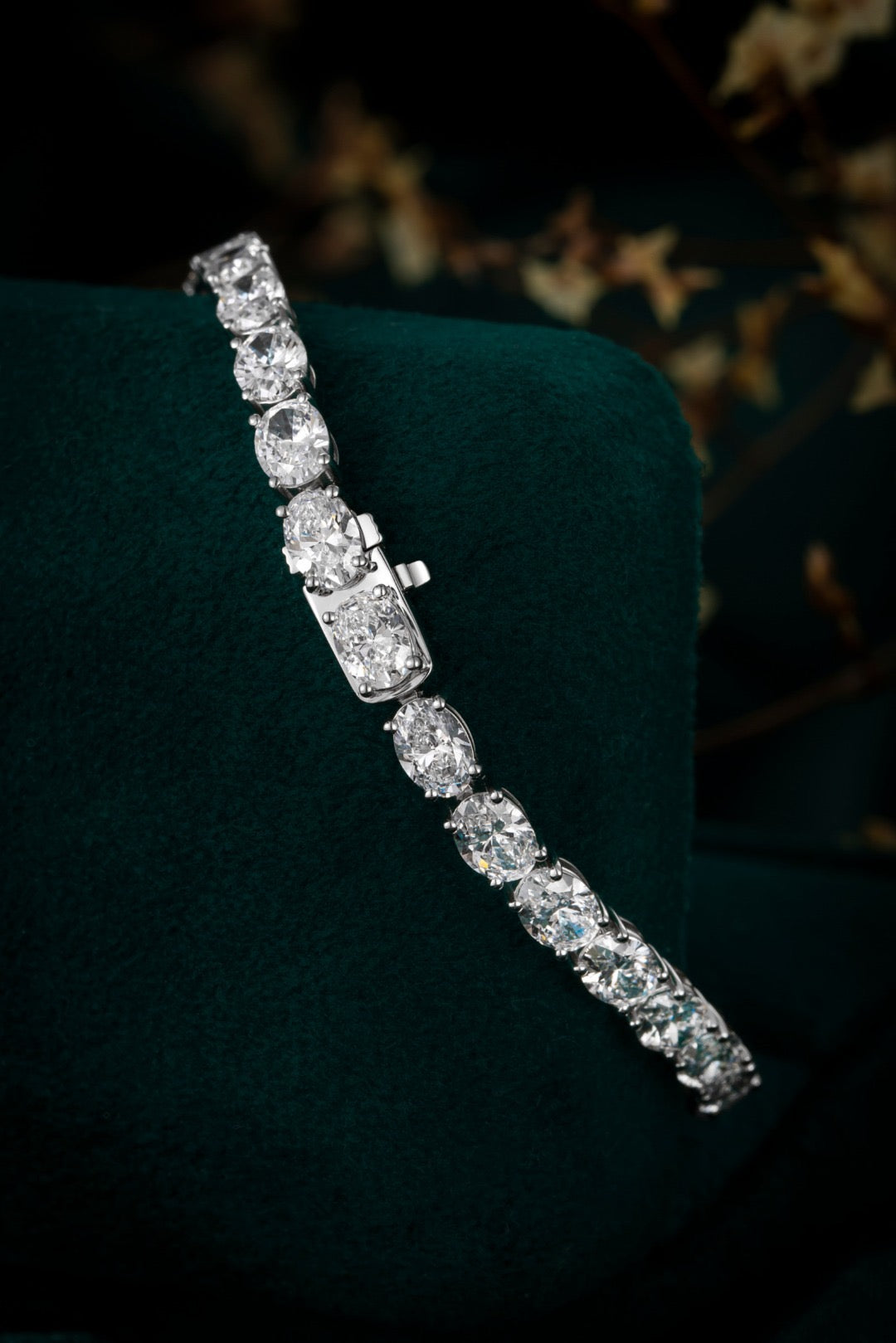 Pt900 Lab Grown Diamond Bracelet