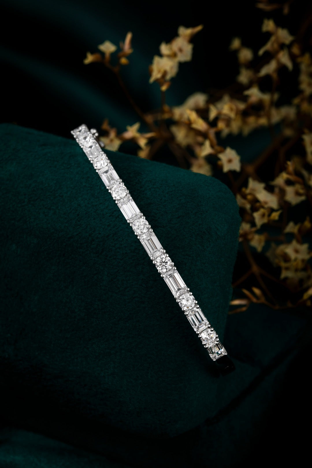 14K Lab Grown Diamond Bracelet 45*55