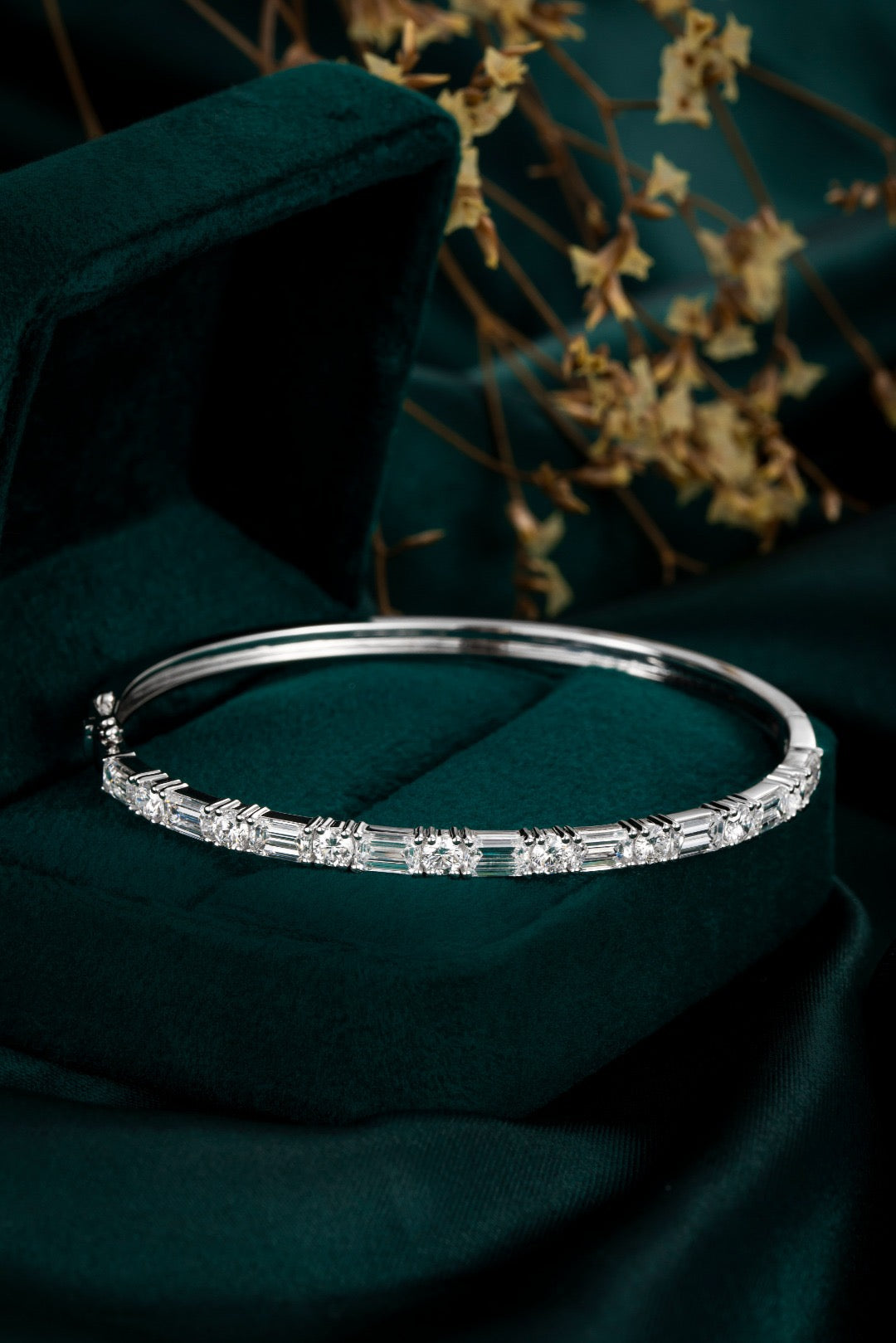 14K Lab Grown Diamond Bracelet 45*55