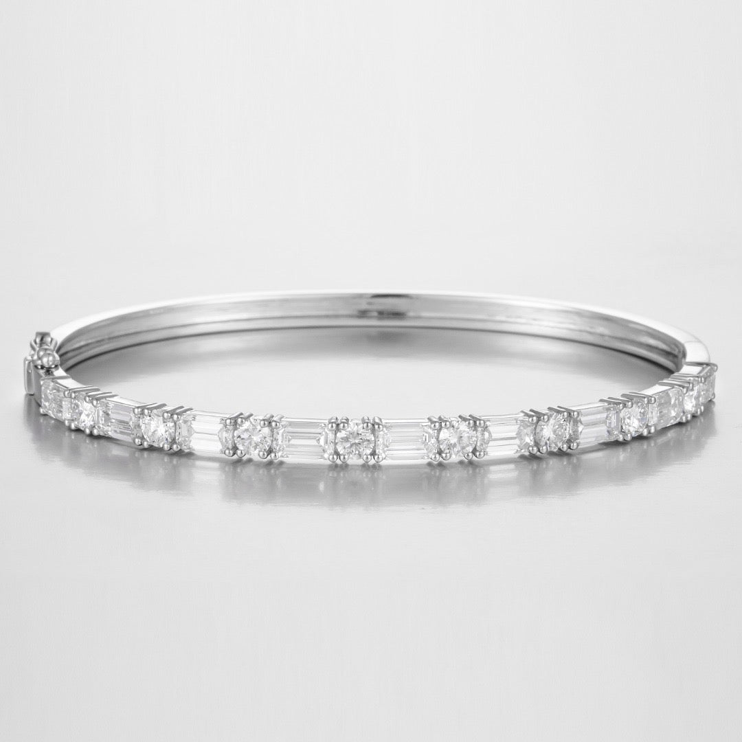 14K Lab Grown Diamond Bracelet 45*55