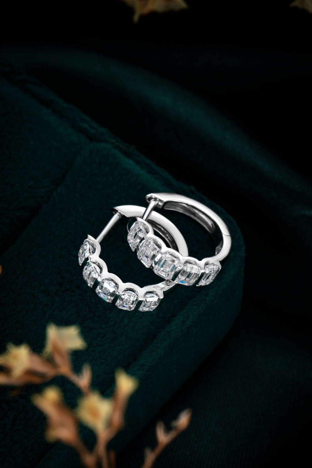Pt900 Lab Grown Diamond Earrings