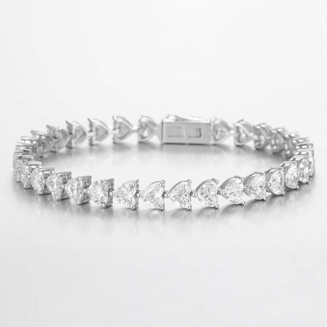 Pt900 Lab Grown Diamond Bracelet