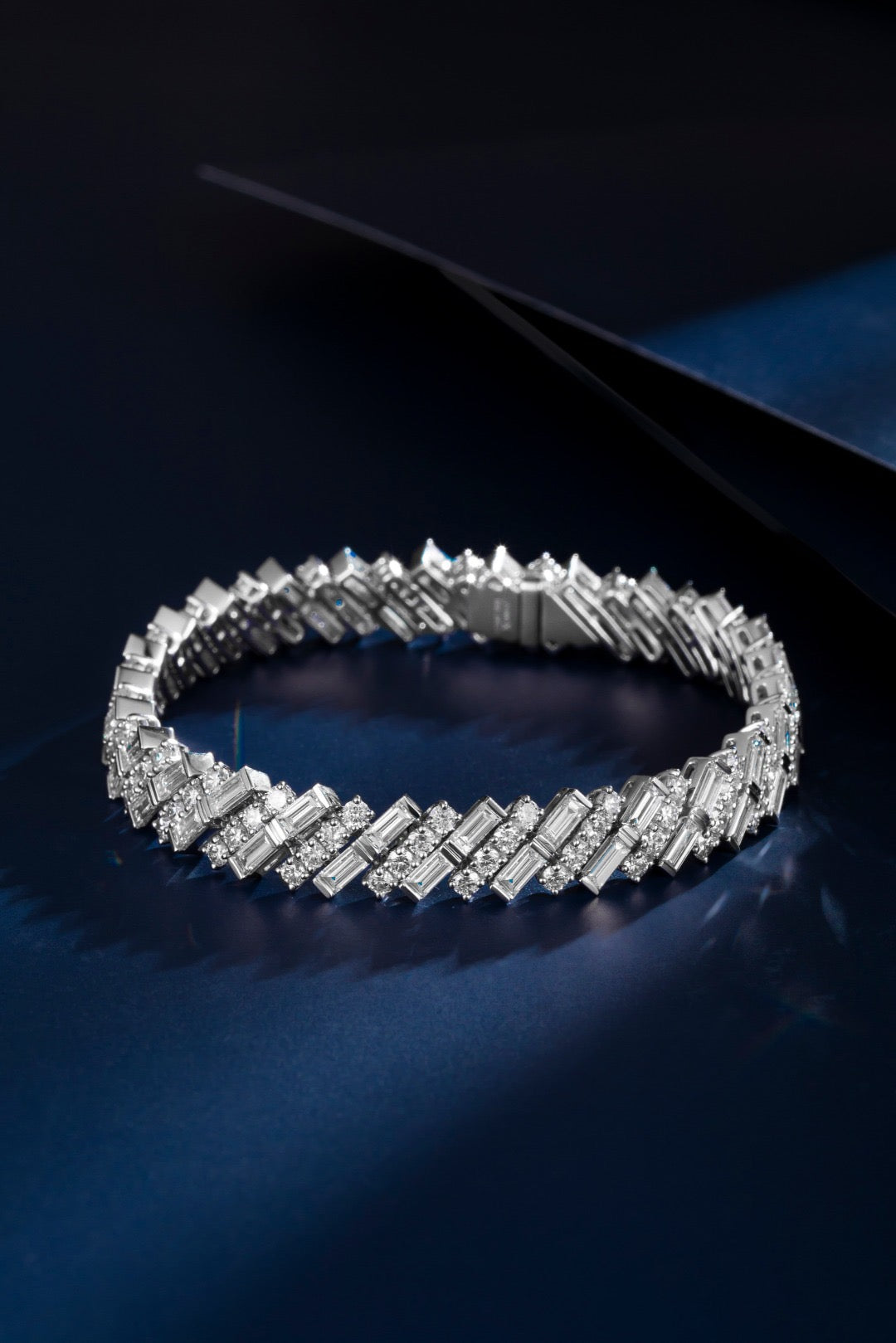 Pt900 Lab Grown Diamond Bracelet