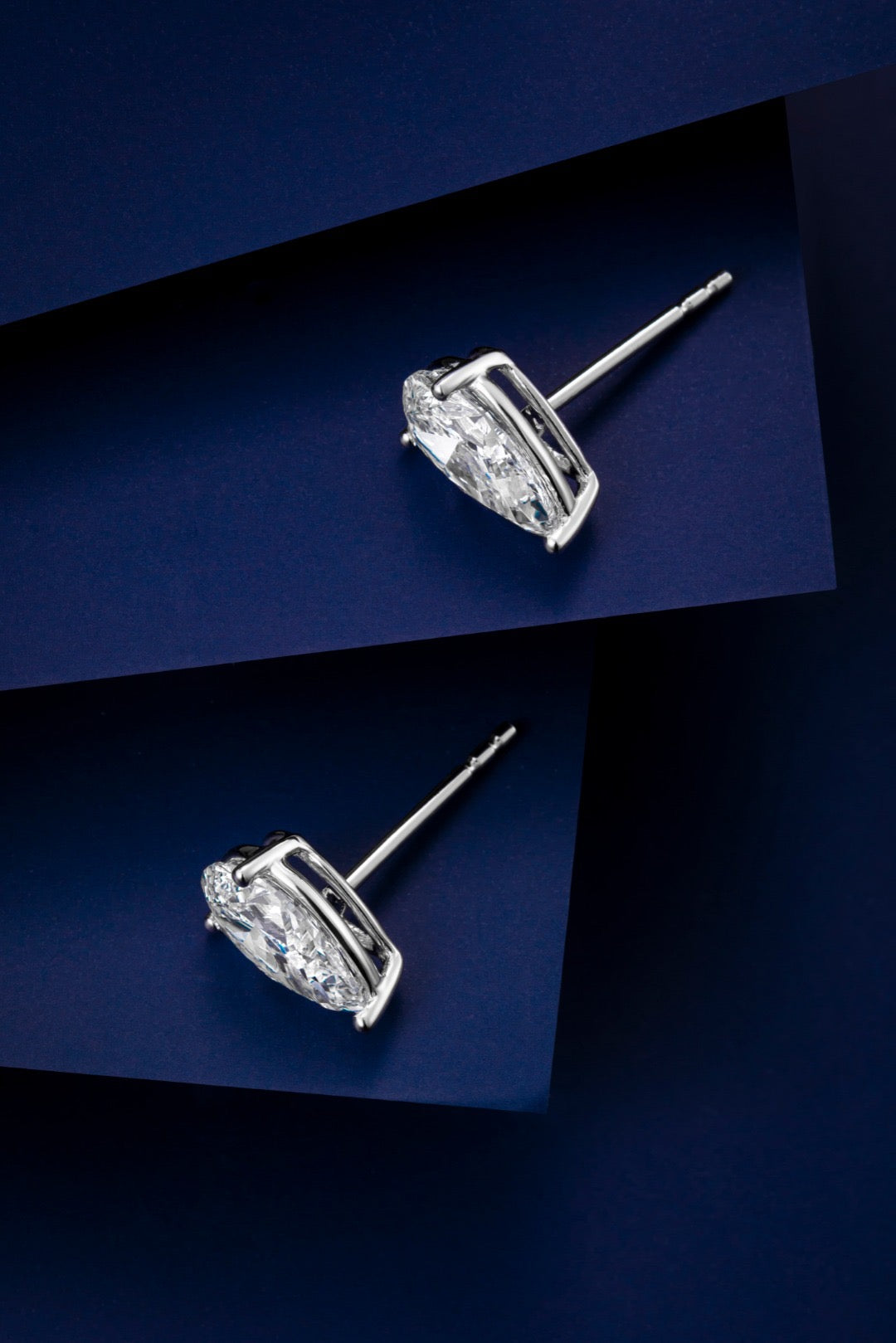 Pt900 Lab Grown Diamond Earrings