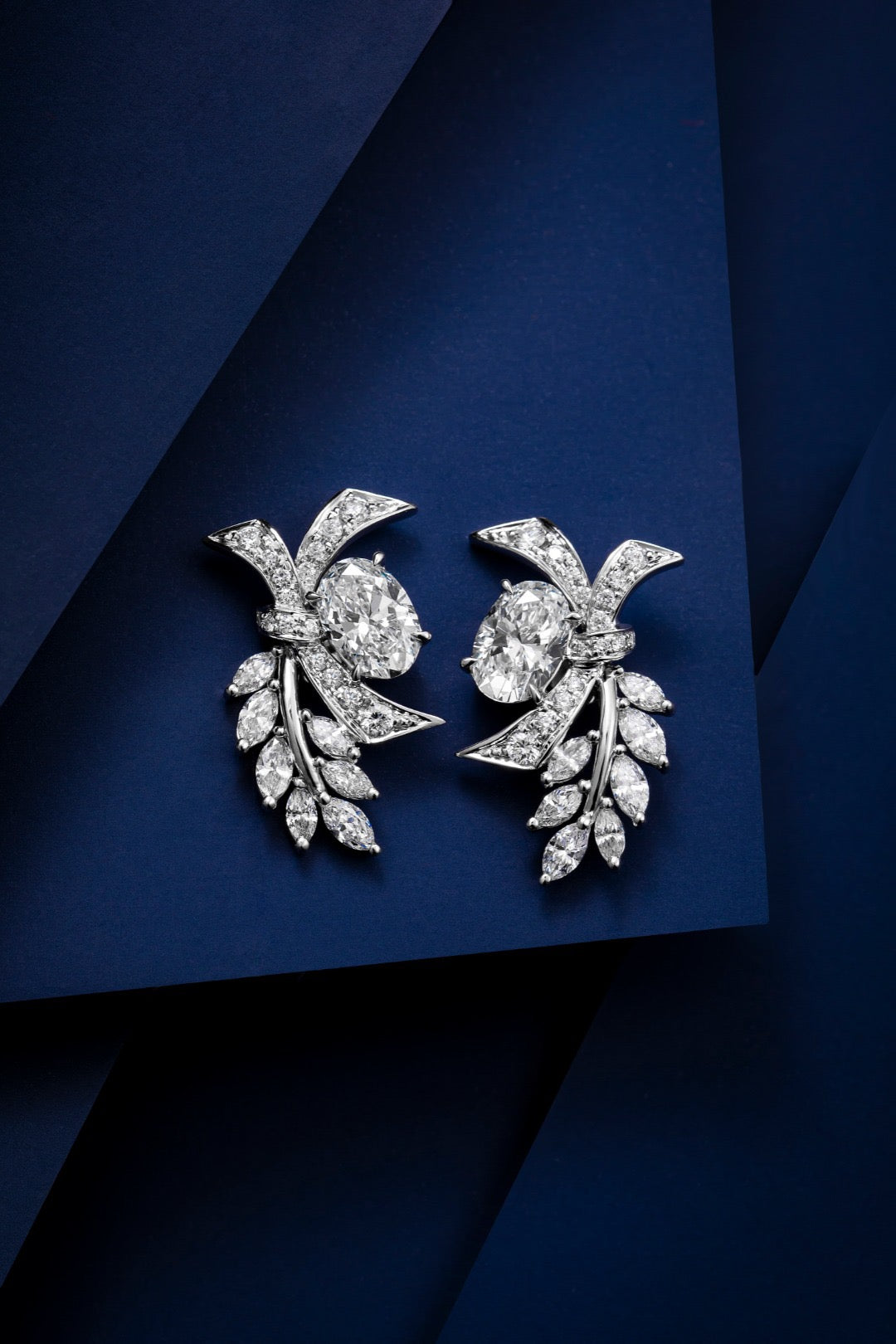 Pt900 Lab Grown Diamond Earrings