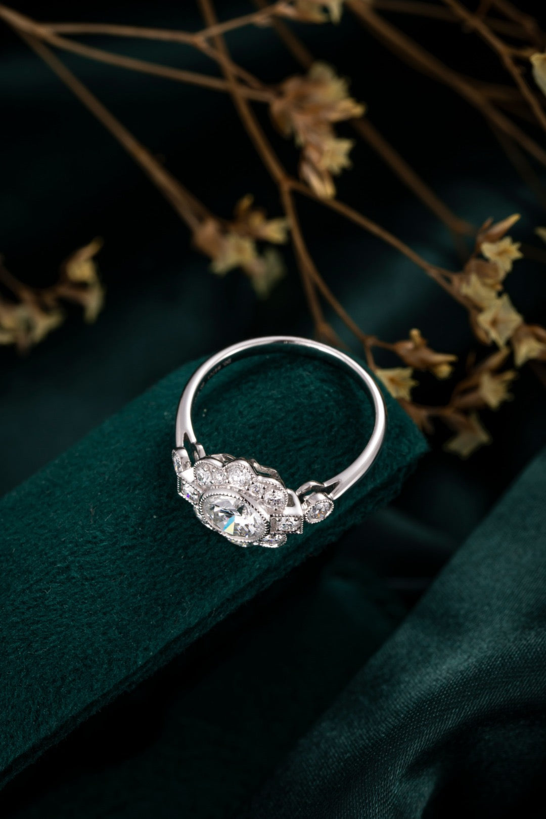 Burton Jewelry - Pt900 Lab Grown Diamond Ring