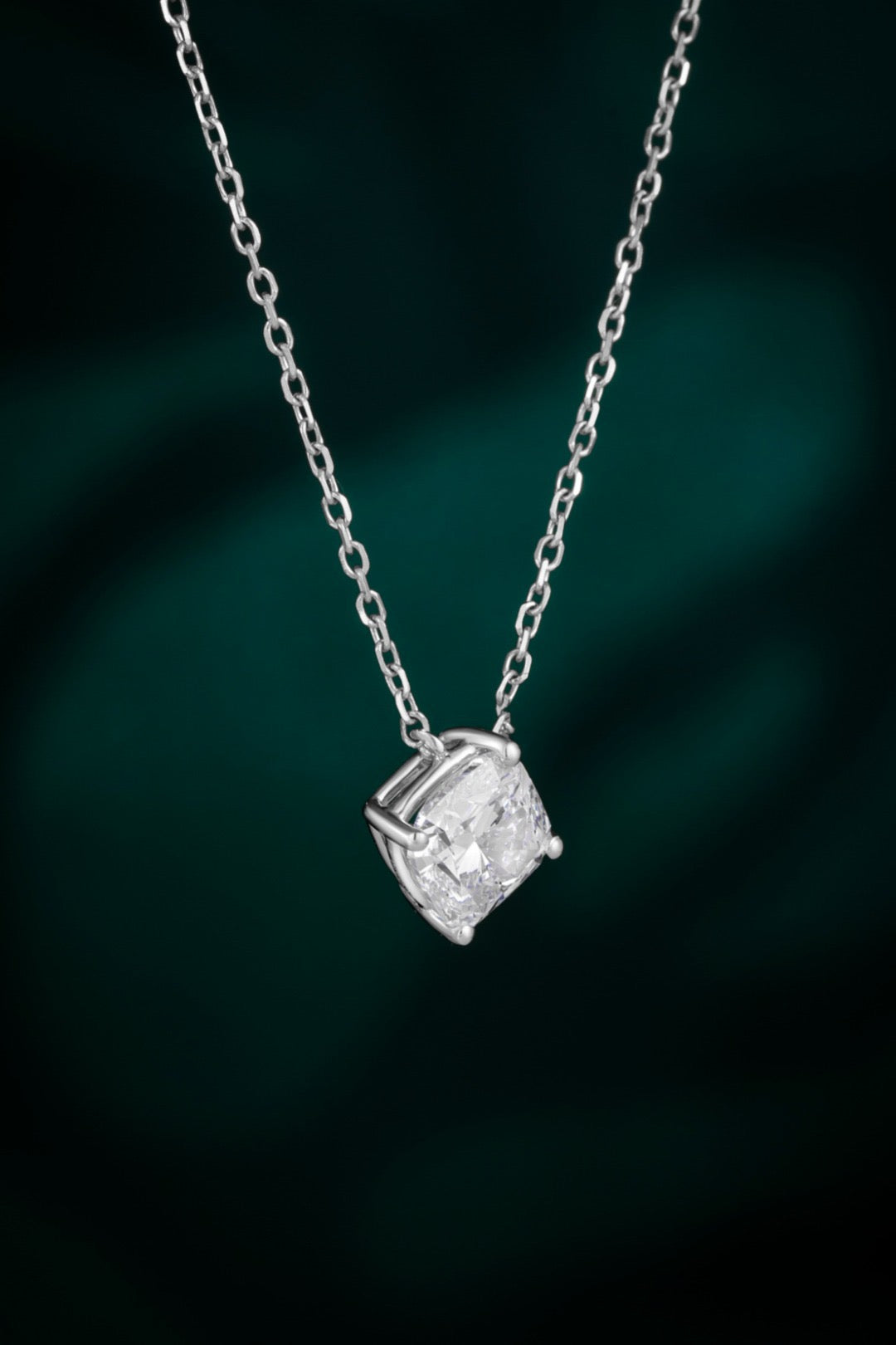 Pt950 Lab Grown Diamond Necklace