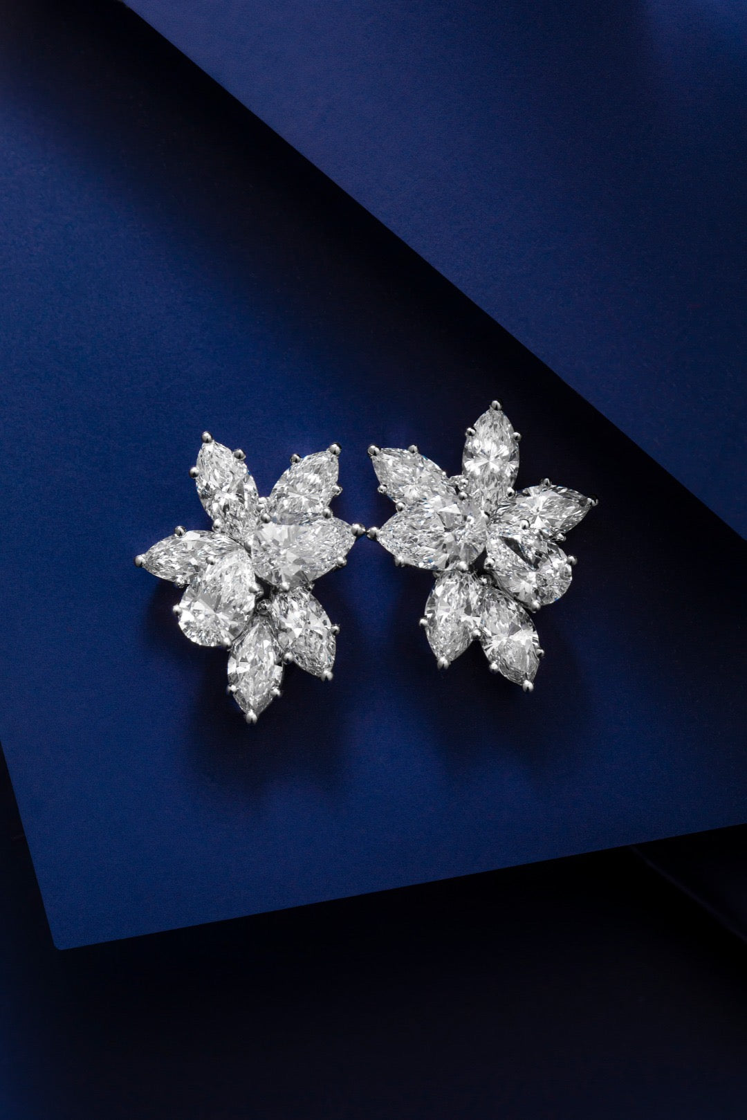 Pt900 Lab Grown Diamond Earrings