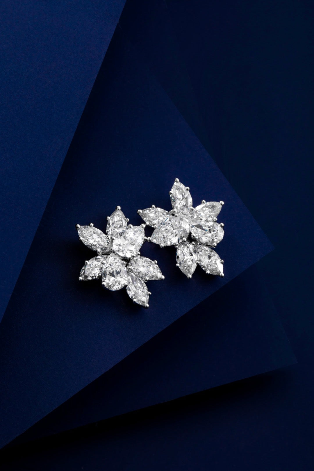 Pt900 Lab Grown Diamond Earrings